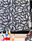 DIY Coloring Blanket with Marker Pens - 5