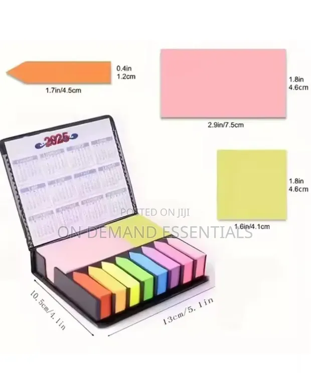 Colorful Sticky Notes Set - 1