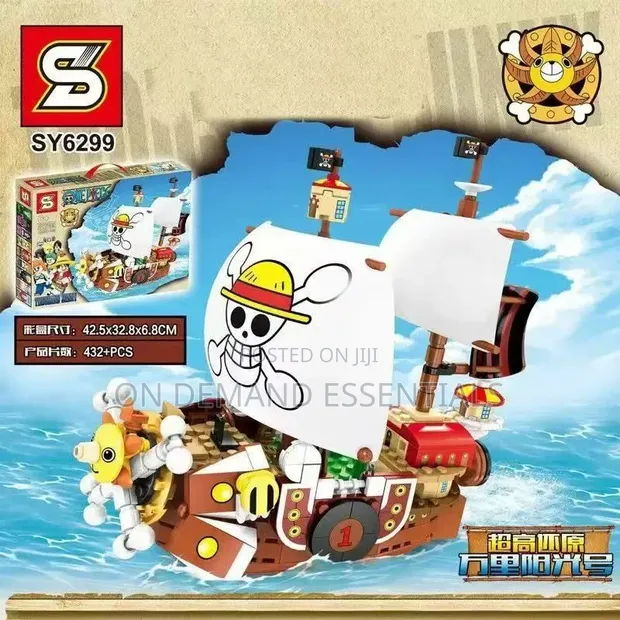 One Piece Thousand Sunny Lego Set 432 Blocks - 1