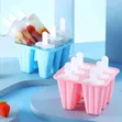 Silicone 6-Slot Ice Pop Moulds (3-in-1 Set) - 1