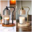 Electric Textured Glass Shade Candle Lamp (Dimmable) - 2