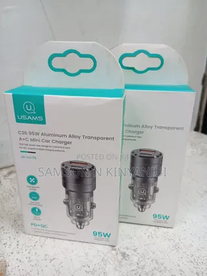 USAMS 95W A+C Mini Car Charger