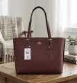 Coach Mollie Tote Bag - Burgundy Nzito - 1