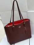 Coach Mollie Tote Bag - Burgundy Nzito - 3