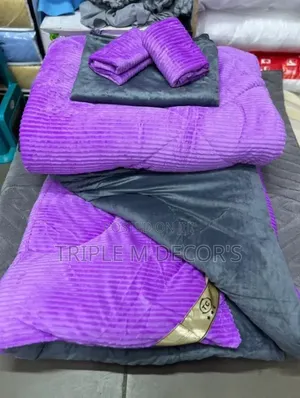 Complete Velvet Duvet Bed Set 6x7