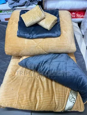 Master Bed Velvet Duvet Package 6*7 (Complete Set)