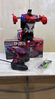 Spider Warrior Transformer Car Toy - 1