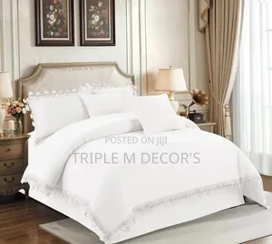 Hotel Elegance 6pcs Duvet Set with Bed Skirt (6x7)