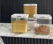 3pc Acrylic Storage Containers with Scoop - 1