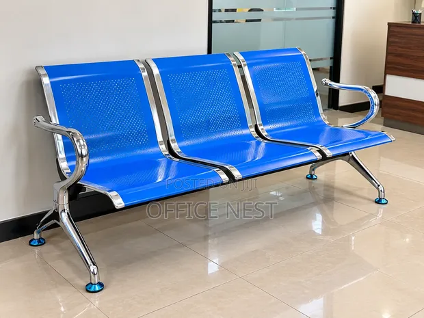 3 Seater Office Waiting Chair Bench - 1