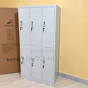 6-Door Steel Office Locker Cabinet