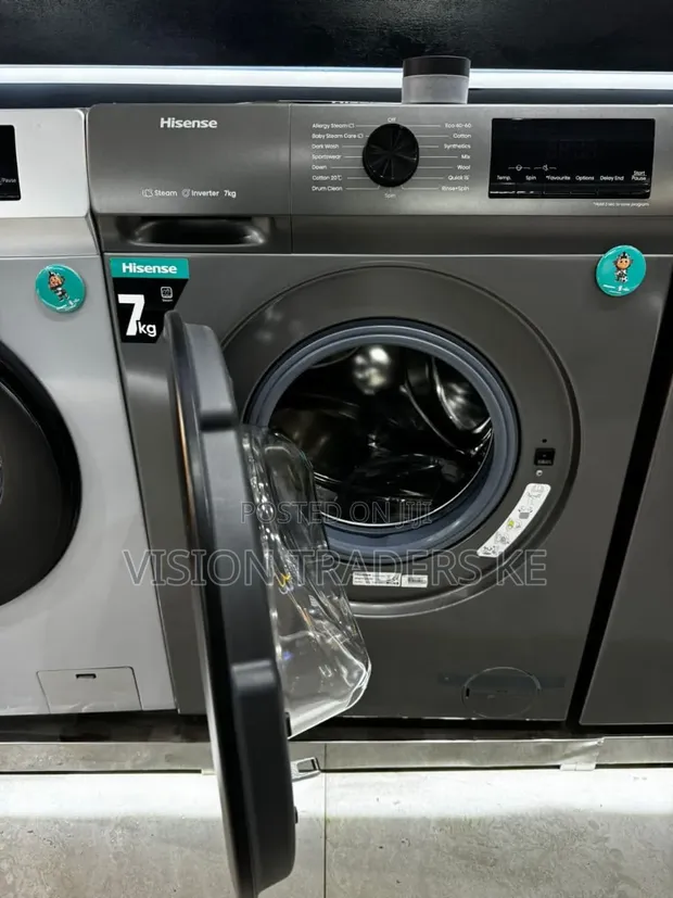 Hisense 7kg Wash and Spin Front Load Washing Machine - 1