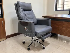 Executive Leather Reclining Office Chair