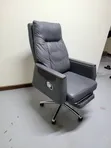 Kiti cha Ofisi cha Kinaweza Kurejea cha Ngozi cha Mtendaji - 3
