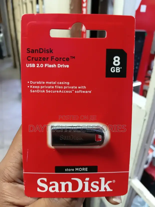 Sandisk Cruzer Force 8GB USB Flash Drive - 1