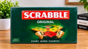 Mchezo wa Bodi wa Scrabble Classic Halisi - Mpya Kabisa