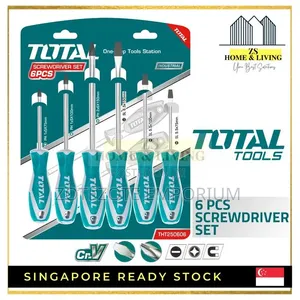 Total 6-Piece Screwdriver Set