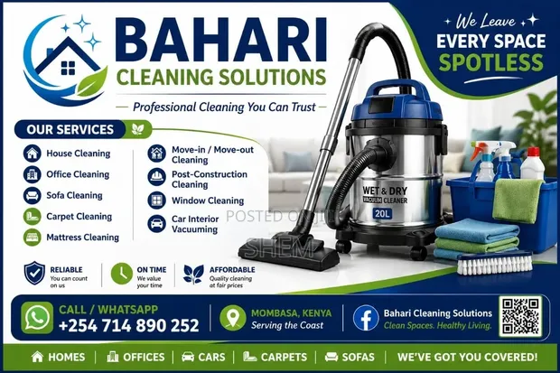 Sofa Cleaning Services by Bahari Cleaning Solutions - 1