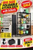 4 Layer Round Storage Rack Trolley - 2