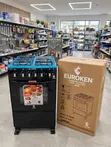 Euroken 50x55cm 3 Gas Burners + 1 Electric Hotplate Cooker - 2