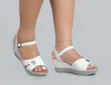 Ladies Leather Wedge Shoes (Sizes 37-41) - 1