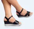Ladies Leather Wedge Shoes (Sizes 37-41) - 2