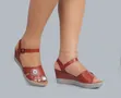 Ladies Leather Wedge Shoes (Sizes 37-41) - 4
