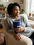 1000ml Travel Tumbler na Majani - 2