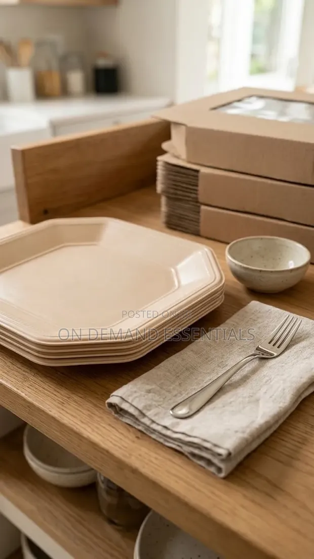 Ceramic Brown Dinner Plate (12") - 1
