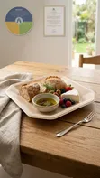 Ceramic Brown Dinner Plate (12") - 2