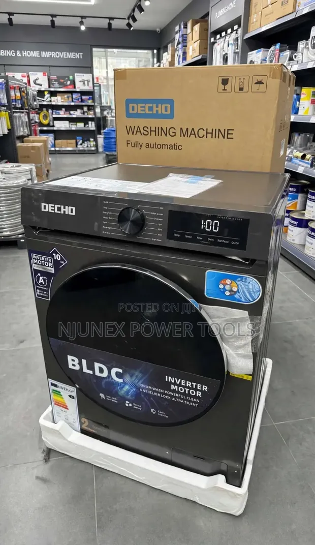 DECHO 10kg Fully Automatic Front Loader Washing Machine - 1