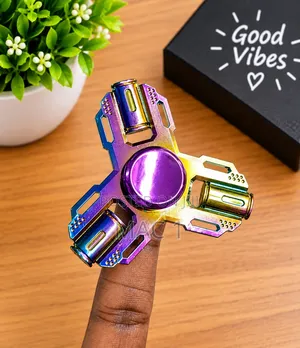 Metal Fidget Spinner - Toy ya Kusaidia Kustarehe