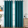 Plain Curtains Set - 3m - 1