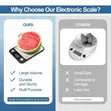 Digital Kitchen Scale - Electronic Food Weighing Scale - 2