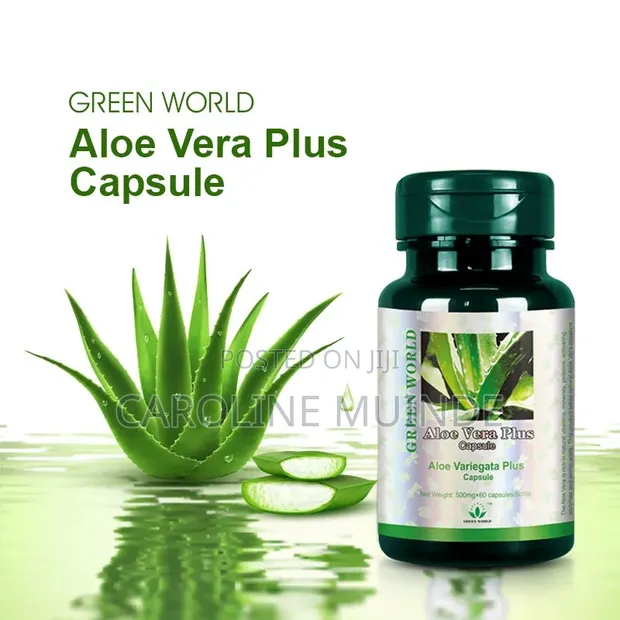 Green World Aloe Vera Plus Capsules - 1