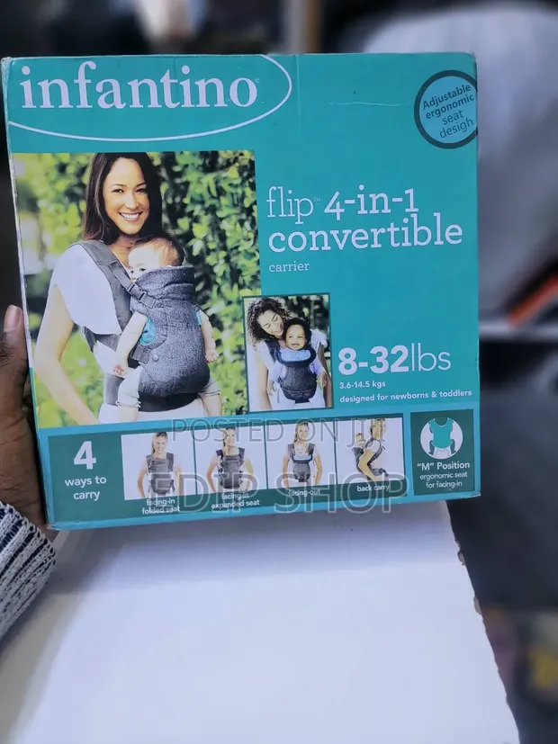 Infantino Flip 4-in-1 Convertible Baby Carrier - 1
