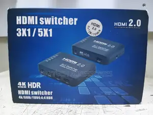 HDMI Switch 3-kwa-1 4K 60Hz na Remote