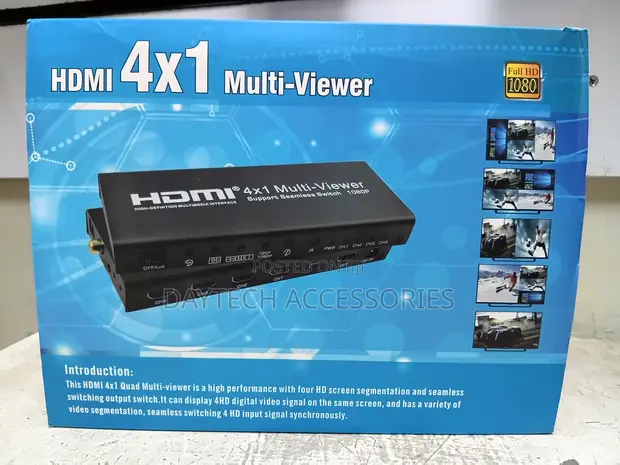 HDMI 4x1 Quad Multi-Viewer Switch Converter - 1