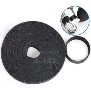 Reusable Cable Ties - 30ft Double-Sided Nylon