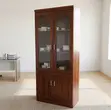Kabati la Ofisi la Mbao la Mahogany lenye Milango 2, Ubora wa Juu - 1