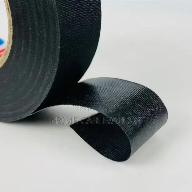 Black Cloth Tape 25mm - Heat Resistant Wire Harness Tape - 1