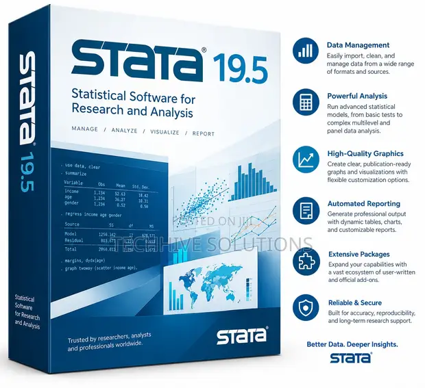 Stata 19 Activated Software ya Takwimu - 1
