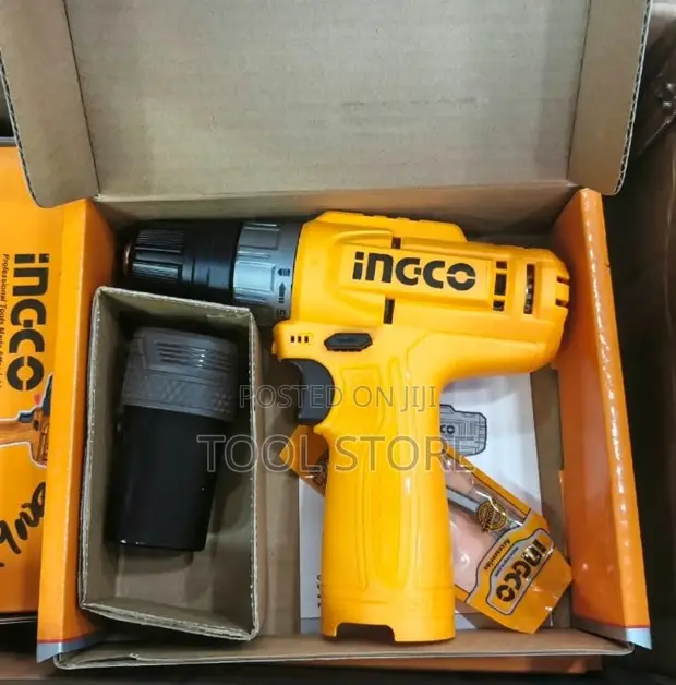Ingco 12V Cordless Drill Ndogo na Battery - 1