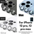 Kinga ya Lens ya Kamera ya Metal Ring kwa iPhone 12 Pro/Pro Max - 1