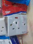10x Brand New 1-Gang Switched Wall Sockets with Neon Indicator - 1