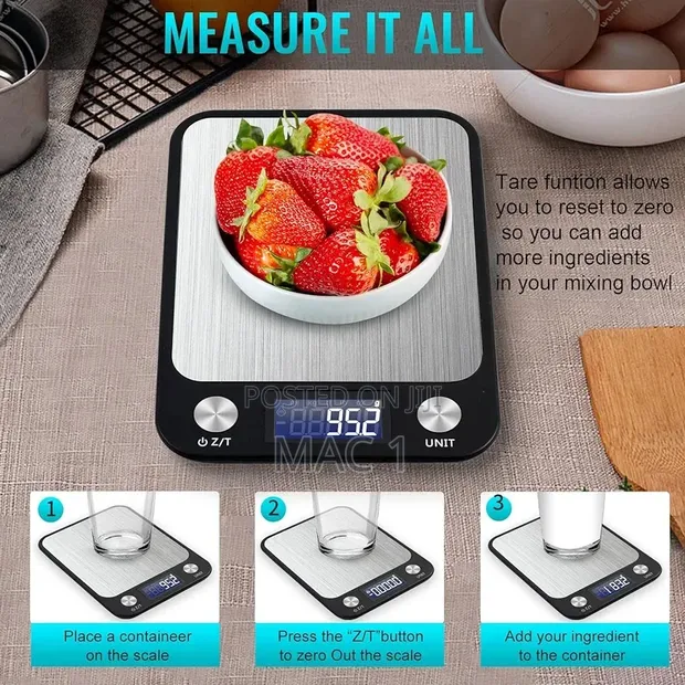 Digital Kitchen Weighing Scale - Brand New - 1