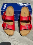 Glossy Birkenstock Sandals - 4