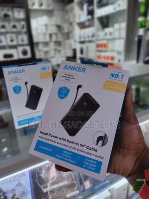 Anker Zolo 20,000mAh Power Bank na USB-C Cable Iliyojengewa Ndani