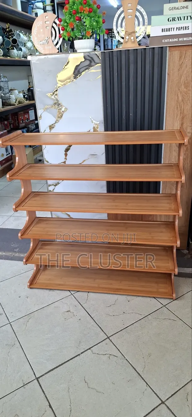 6-Layer Bamboo Shoe Rack - 1