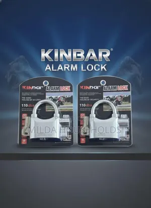 Alarm Silver Padlock